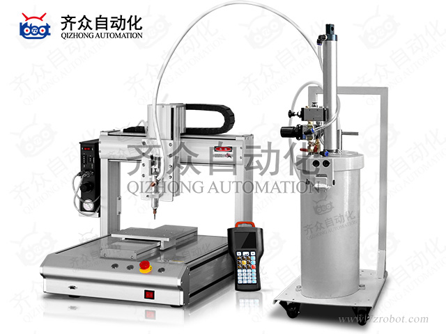 2600ml桶裝膠專用膠閥式三軸全自動點(diǎn)膠機(jī)